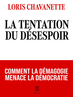 cover image of La tentation du désespoir